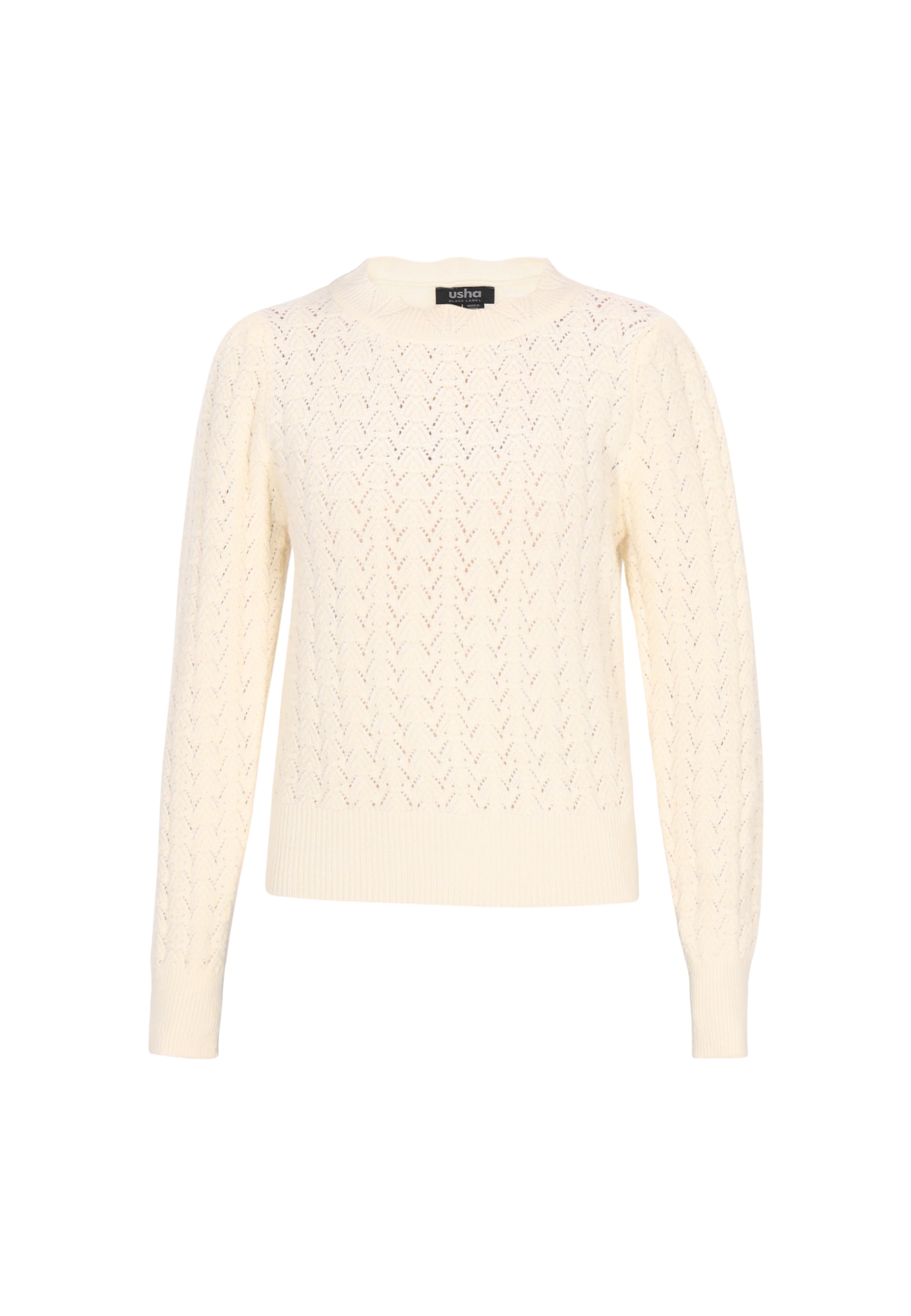 Usha BLACK LABEL Свитер в цвете Off White
Usha BLACK LABEL Свитер в цвете Off White