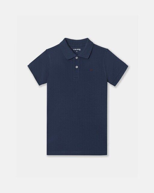 Классическая хлопковая рубашка-поло для мальчика Silbon, темно-синий
Классическая хлопковая рубашка-поло для мальчика Silbon, темно-синий