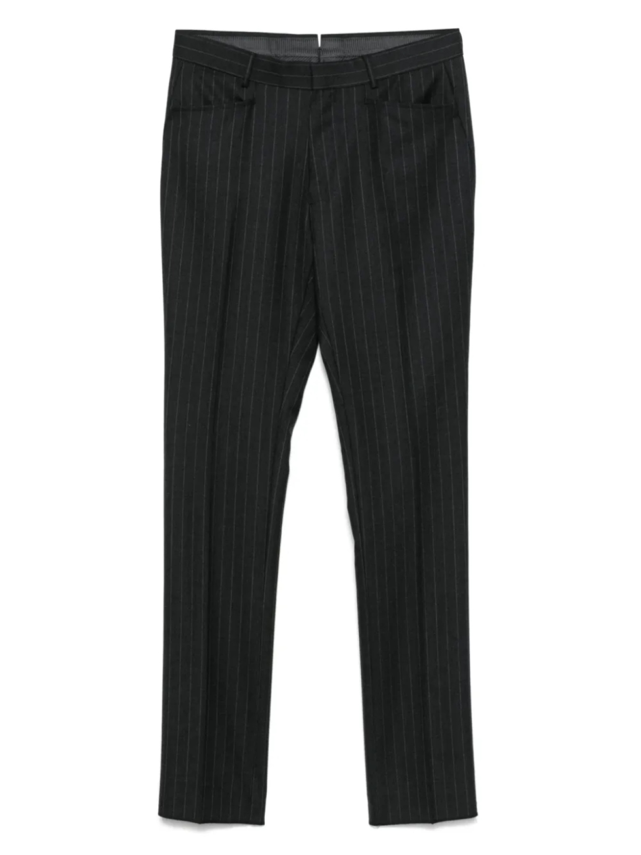 Полосатые брюки прямого кроя TOM FORD, серый
Полосатые брюки прямого кроя TOM FORD, серый