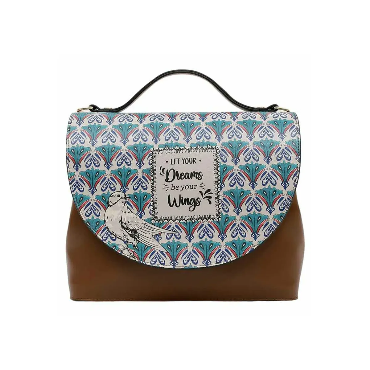 Сумка с ручкой DOGO "Ladies Handy Let Your Dreams Be Your Wings Vegan Ladies Handbag", Vegan, коричневый
Сумка с ручкой DOGO "Ladies Handy Let Your Dreams Be Your Wings Vegan Ladies Handbag", Vegan, коричневый