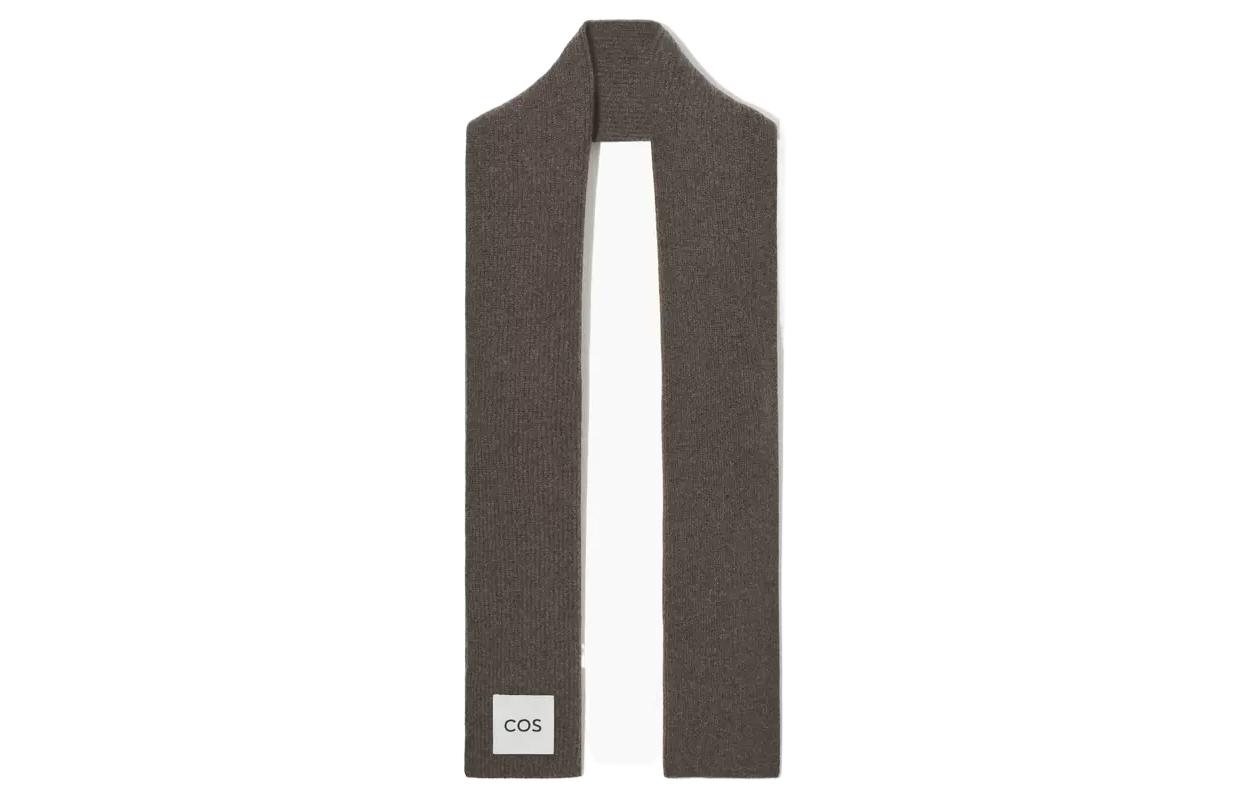 Шерстяной шарф унисекс тёмно-коричневый COS
Шерстяной шарф унисекс тёмно-коричневый COS