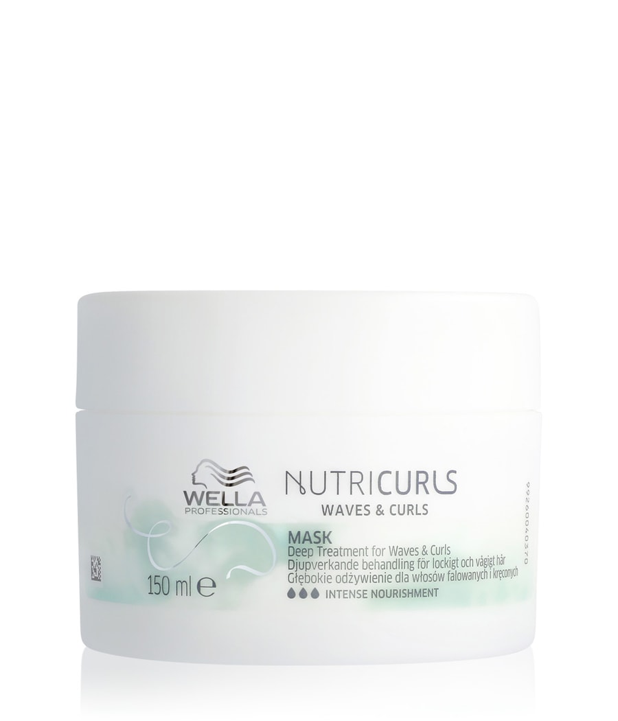 Маска для волос Wella Professionals Nutricurls, 150 ml
Маска для волос Wella Professionals Nutricurls, 150 ml