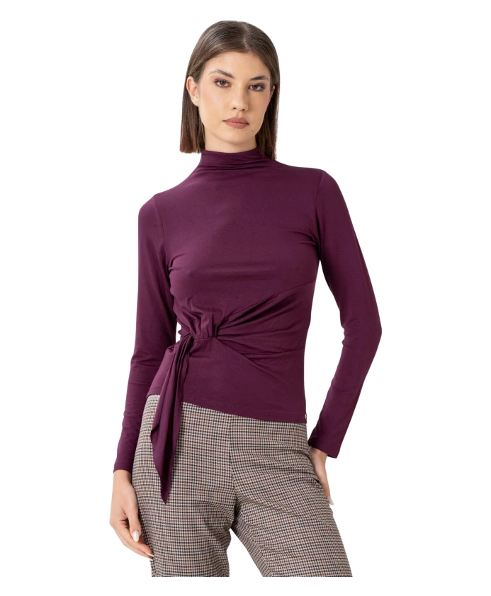 Облегающий свитер с высоким воротником Kocca, фиолетовый
Облегающий свитер с высоким воротником Kocca, фиолетовый