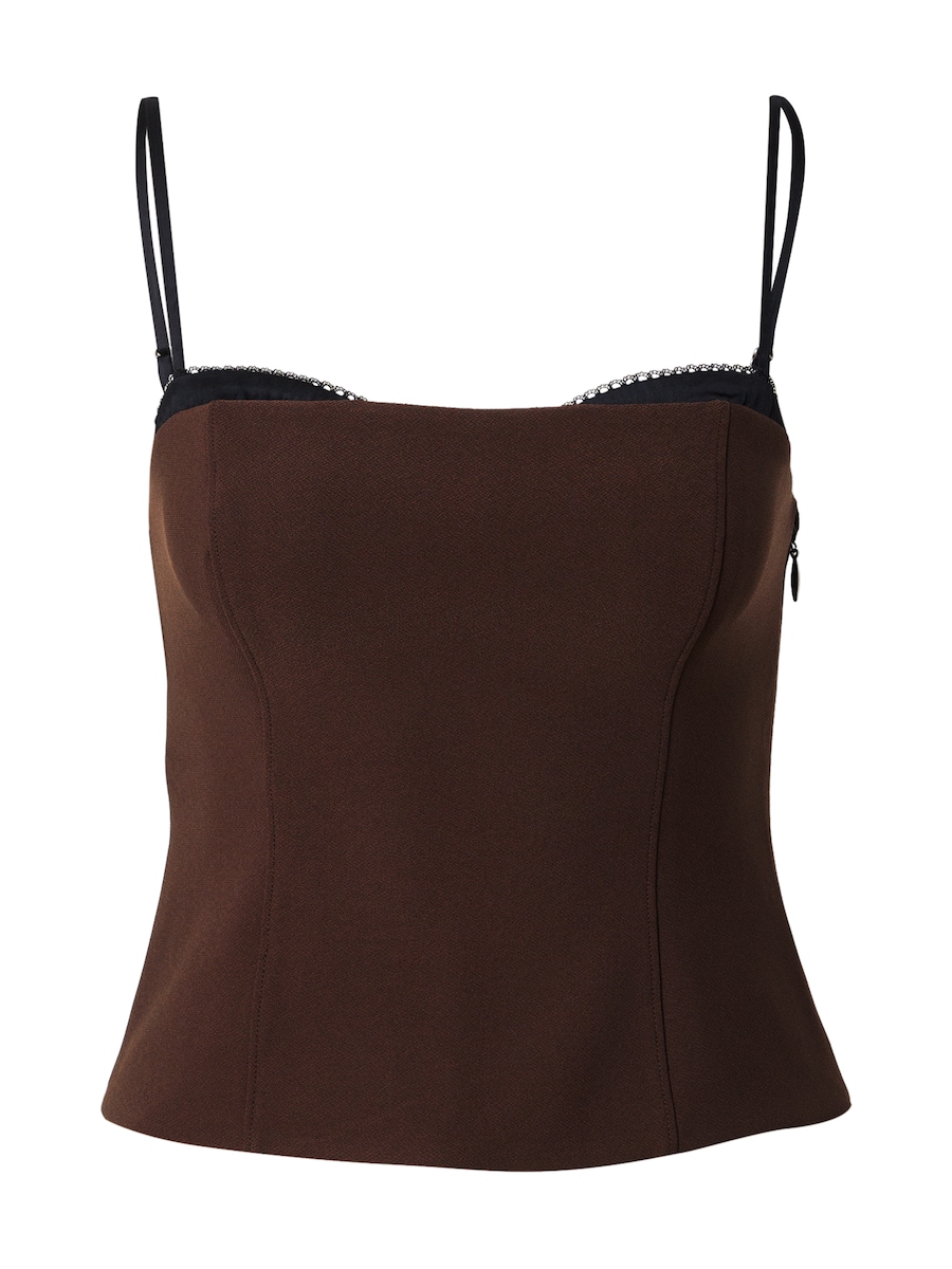 Топ Abercrombie & Fitch, темно-коричневый
Топ Abercrombie & Fitch, темно-коричневый