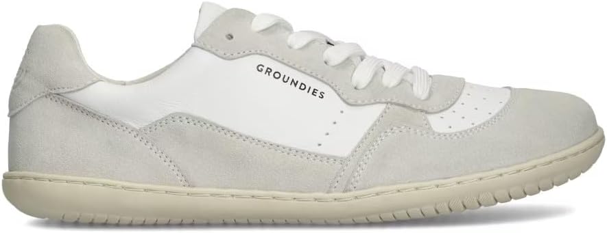 GROUNDIES Nova GO1 для мужчин - кроссовки в стиле barefoot с верхом из нубука и замши, ультрагибкая подошва TrueSense GO1, белый/слоновая кость
GROUNDIES Nova GO1 для мужчин - кроссовки в стиле barefoot с верхом из нубука и замши, ультрагибкая подошва TrueSense GO1, белый/слоновая кость