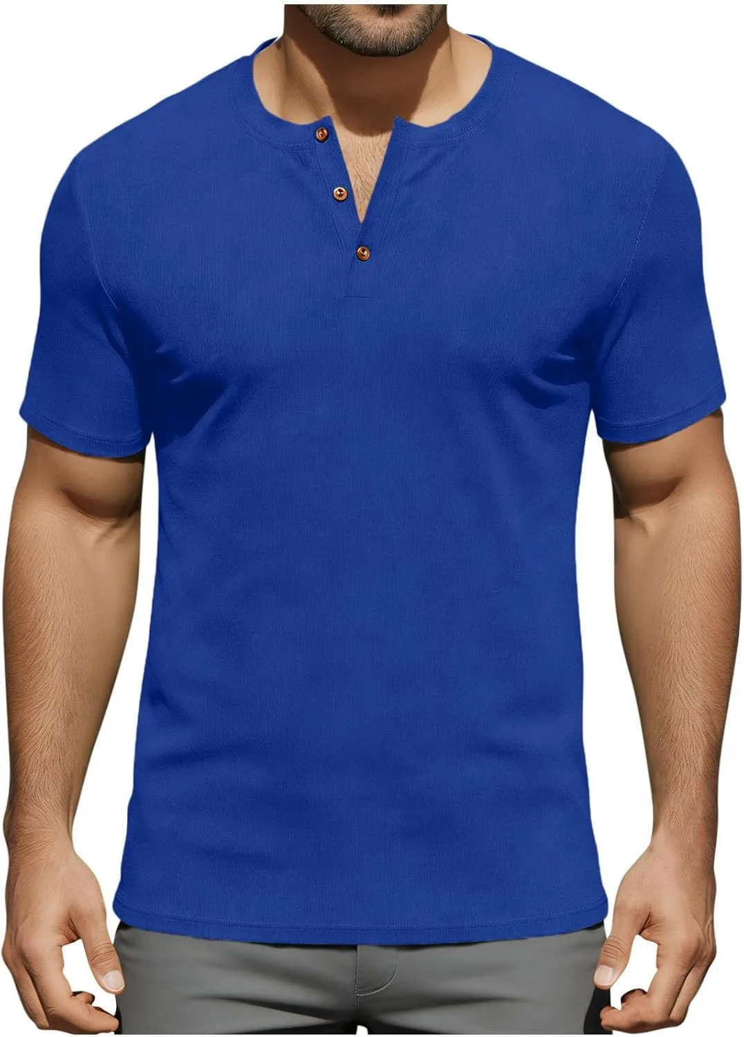 Мужская футболка Henley с коротким рукавом реглан kuweot
Мужская футболка Henley с коротким рукавом реглан kuweot