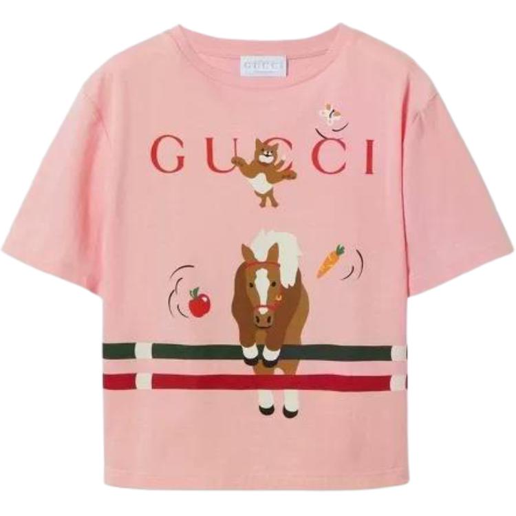 Футболка для детей Crew Neck Moderate GUCCI, светло-розовый
Футболка для детей Crew Neck Moderate GUCCI, светло-розовый