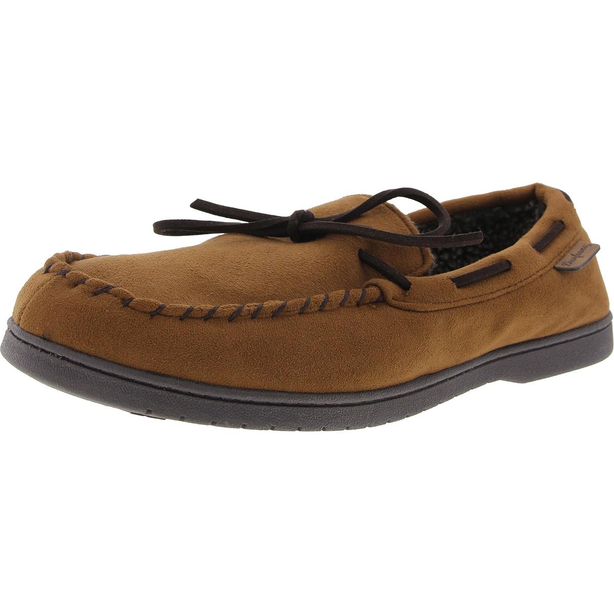 Мужские тапочки-лоферы из искусственного меха и замши Dearfoams, коричневый
Мужские тапочки-лоферы из искусственного меха и замши Dearfoams, коричневый