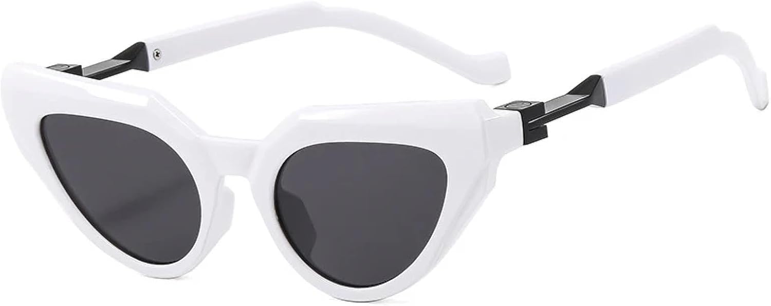 Солнцезащитные очки с защитой от УФ-излучения UV400 для женщин и мужчин | Очки «кошачий глаз» с прозрачным градиентом | для занятий спортом на открытом воздухе DSVIGF, White Gray
Солнцезащитные очки с защитой от УФ-излучения UV400 для женщин и мужчин | Очки «кошачий глаз» с прозрачным градиентом | для занятий спортом на открытом воздухе DSVIGF, White Gray