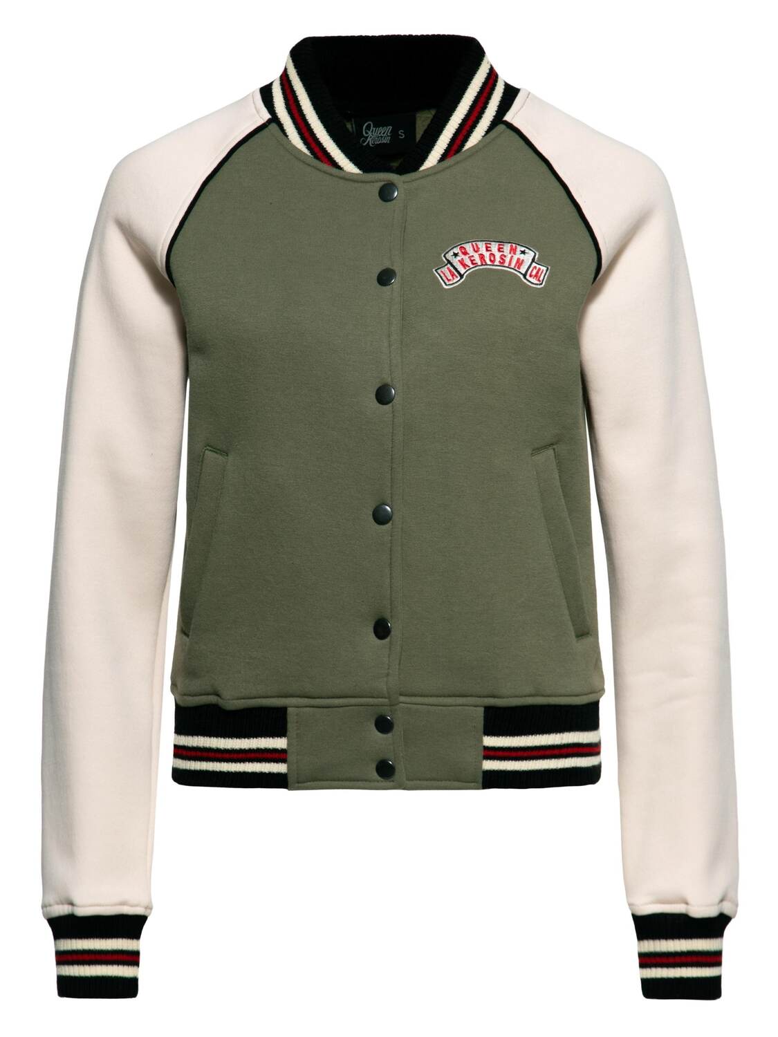 Queen Kerosin Куртка межсезонная 'Queen of Liberty' в зеленом цвете
Queen Kerosin Куртка межсезонная 'Queen of Liberty' в зеленом цвете