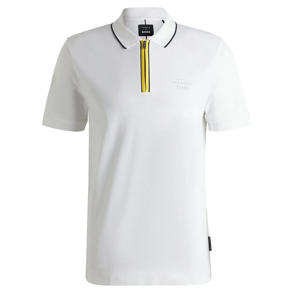 Поло с коротким рукавом BOSS H Paras 71 Ps, белый 
Поло с коротким рукавом BOSS H Paras 71 Ps, белый