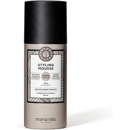 Мусс для укладки, 100 мл. Фиксирует объем на 4/5 и уменьшает статическое электричество. Антиоксидант. Сохраняет цвет волос. 100 % веганский продукт, не содержит сульфатов и парабенов., Maria Nila
Мусс для укладки, 100 мл. Фиксирует объем на 4/5 и уменьшает статическое электричество. Антиоксидант. Сохраняет цвет волос. 100 % веганский продукт, не содержит сульфатов и парабенов., Maria Nila