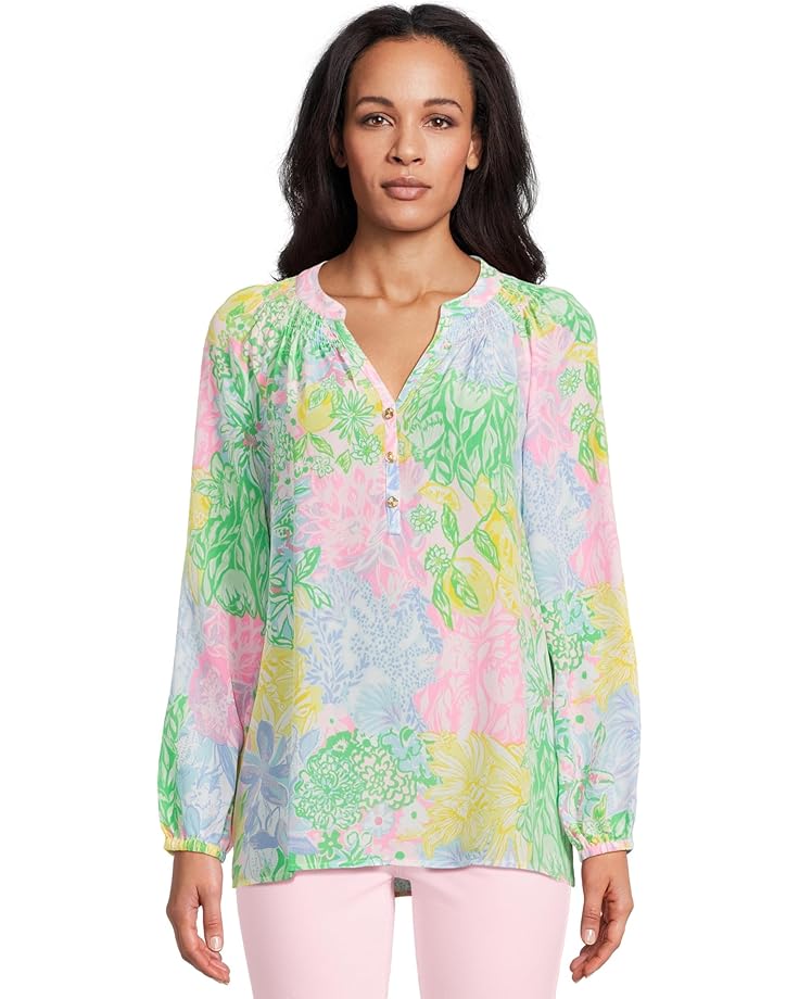 Топ Lilly Pulitzer Elsa Top, цвет Multi Bright Delight Patch 
Топ Lilly Pulitzer Elsa Top, цвет Multi Bright Delight Patch