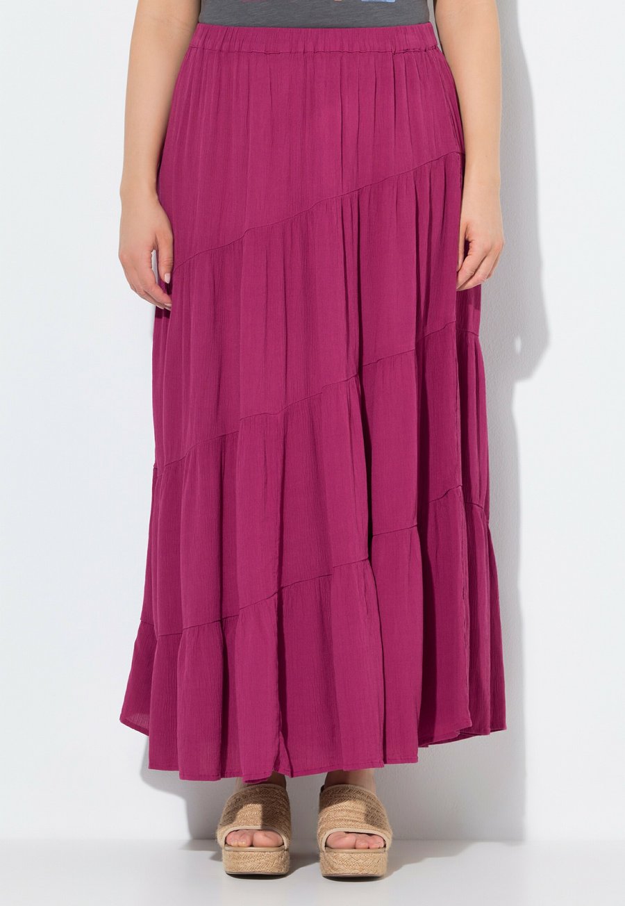 Юбка Ulla Popken TIERED FLOUNCE PANEL ELASTIC WAIST , Magnolia Red/Red
Юбка Ulla Popken TIERED FLOUNCE PANEL ELASTIC WAIST , Magnolia Red/Red