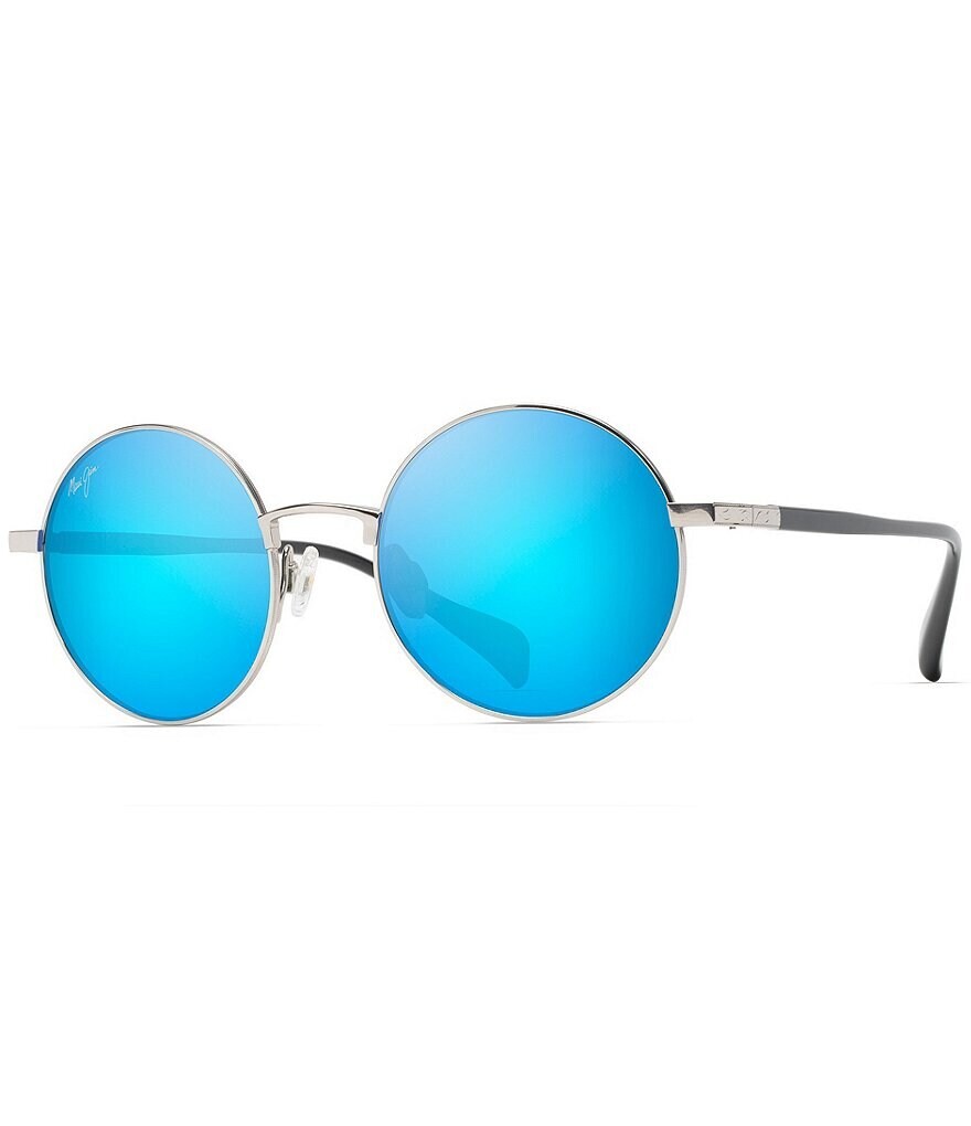 Зеркальные круглые солнцезащитные очки унисекс Maui Jim Mokupuni PolarizedPlus2 52 мм, серебро
Зеркальные круглые солнцезащитные очки унисекс Maui Jim Mokupuni PolarizedPlus2 52 мм, серебро