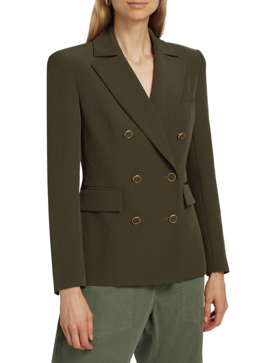 Двубортный блейзер Arielle Crepe Generation Love, цвет Pine
Двубортный блейзер Arielle Crepe Generation Love, цвет Pine