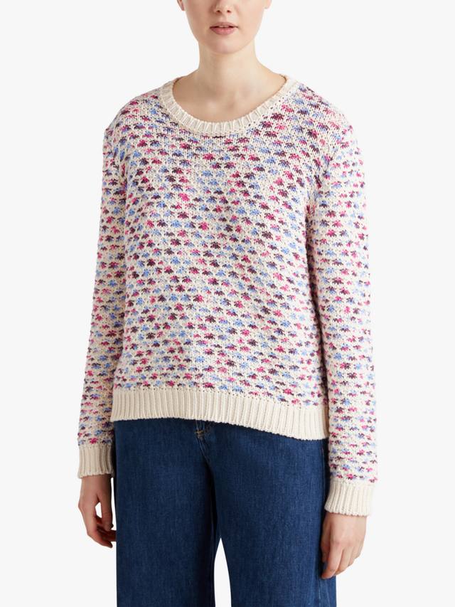 Джемпер жаккардовой вязки Benetton, разноцветный
Джемпер жаккардовой вязки Benetton, разноцветный