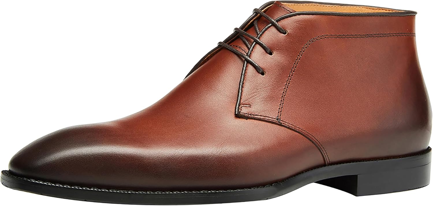 Мужские кожаные ботинки-чукка Santimon на шнуровке, классические ботильоны, деловой повседневный стиль, ботинки в стиле «дезерт», коричневый
Мужские кожаные ботинки-чукка Santimon на шнуровке, классические ботильоны, деловой повседневный стиль, ботинки в стиле «дезерт», коричневый