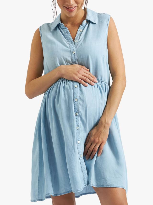 Платье для беременных из бек шамбре Ripe, цвет Clean Blue
Платье для беременных из бек шамбре Ripe, цвет Clean Blue