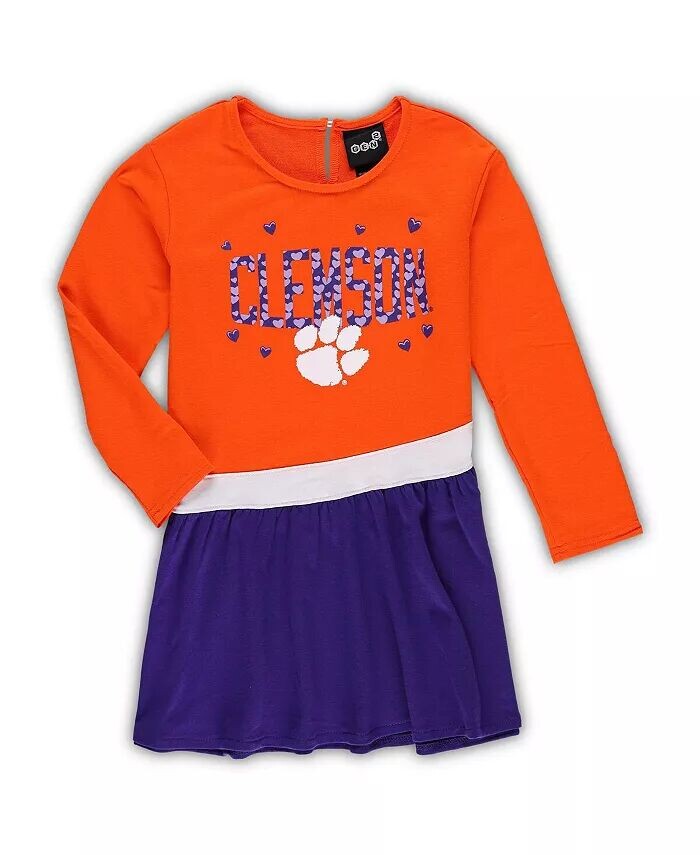 Платье для девочек-малышей Orange Clemson Tigers Heart to Heart French Terry Outerstuff
Платье для девочек-малышей Orange Clemson Tigers Heart to Heart French Terry Outerstuff