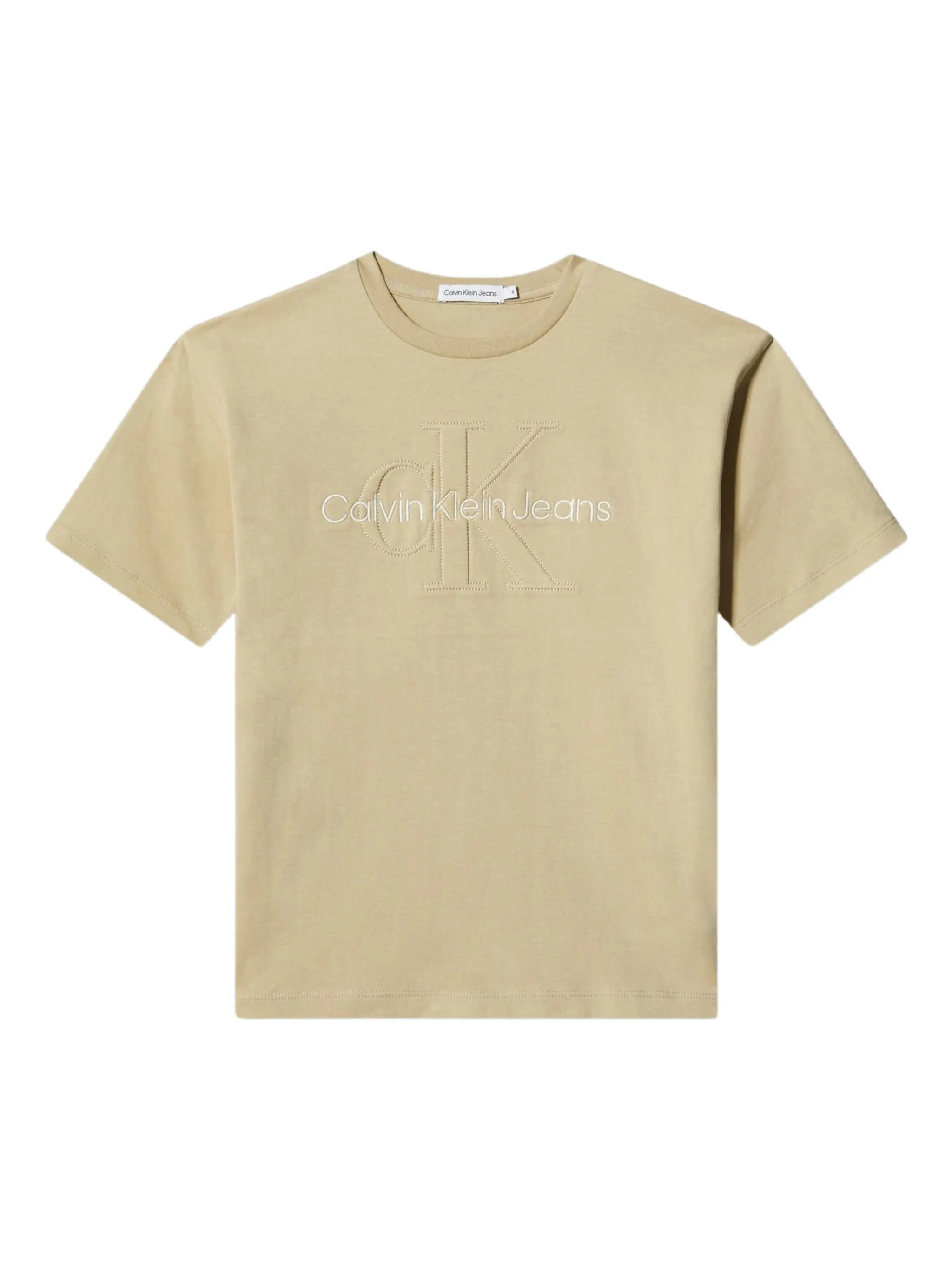 Футболка с тисненым логотипом Calvin Klein Kids, бежевый
Футболка с тисненым логотипом Calvin Klein Kids, бежевый