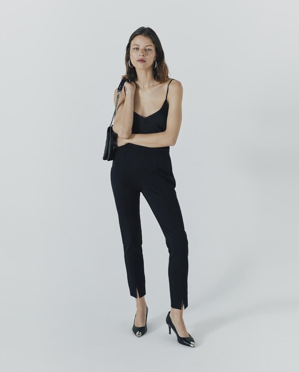 Женский однотонный топ на бретелях IKKS, черный
Женский однотонный топ на бретелях IKKS, черный