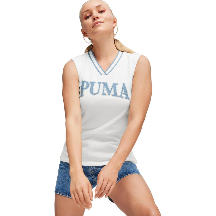 Майка Puma Squad Vest Tr, белая, женская
Майка Puma Squad Vest Tr, белая, женская