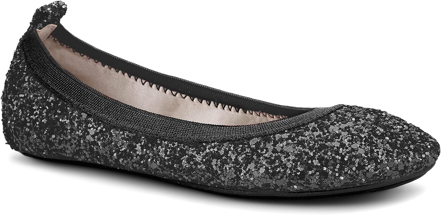Туфли на плоской подошве Yosi Samra Miss Samara Glitter Ballet Flat, цвет Black Chunky Glitter
Туфли на плоской подошве Yosi Samra Miss Samara Glitter Ballet Flat, цвет Black Chunky Glitter
