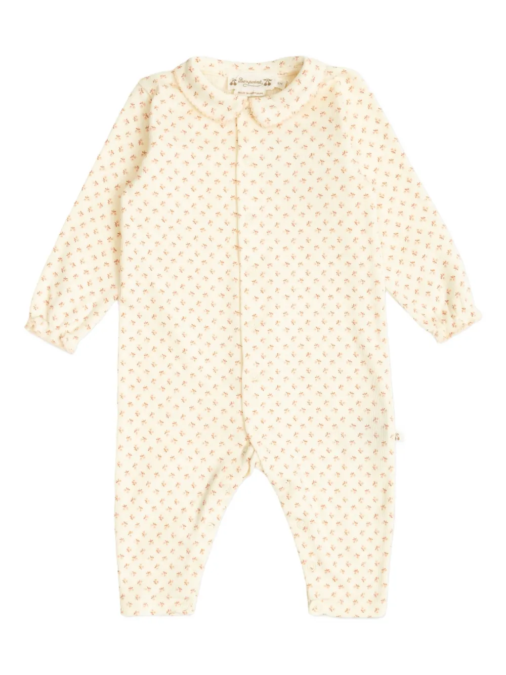 Детский комбинезон с цветочным принтом и воротником Bonpoint, нейтральный
Детский комбинезон с цветочным принтом и воротником Bonpoint, нейтральный