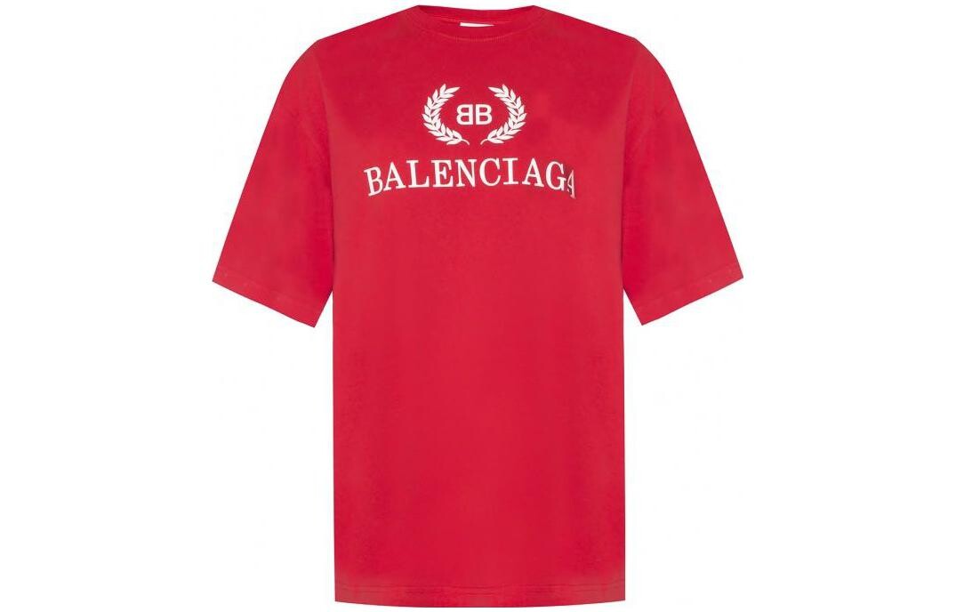 Футболка мужская красная Balenciaga, красный 
Футболка мужская красная Balenciaga, красный
