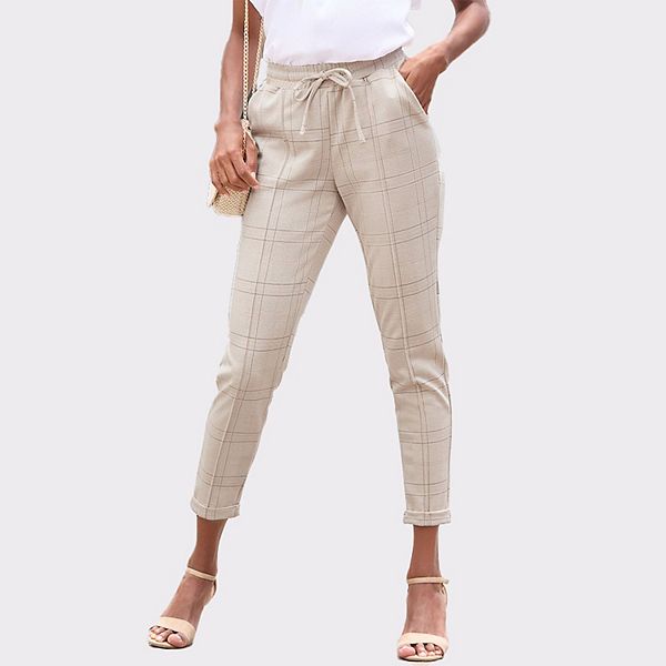 Женские укороченные брюки на резинке Lascana, Beige Rose
Женские укороченные брюки на резинке Lascana, Beige Rose