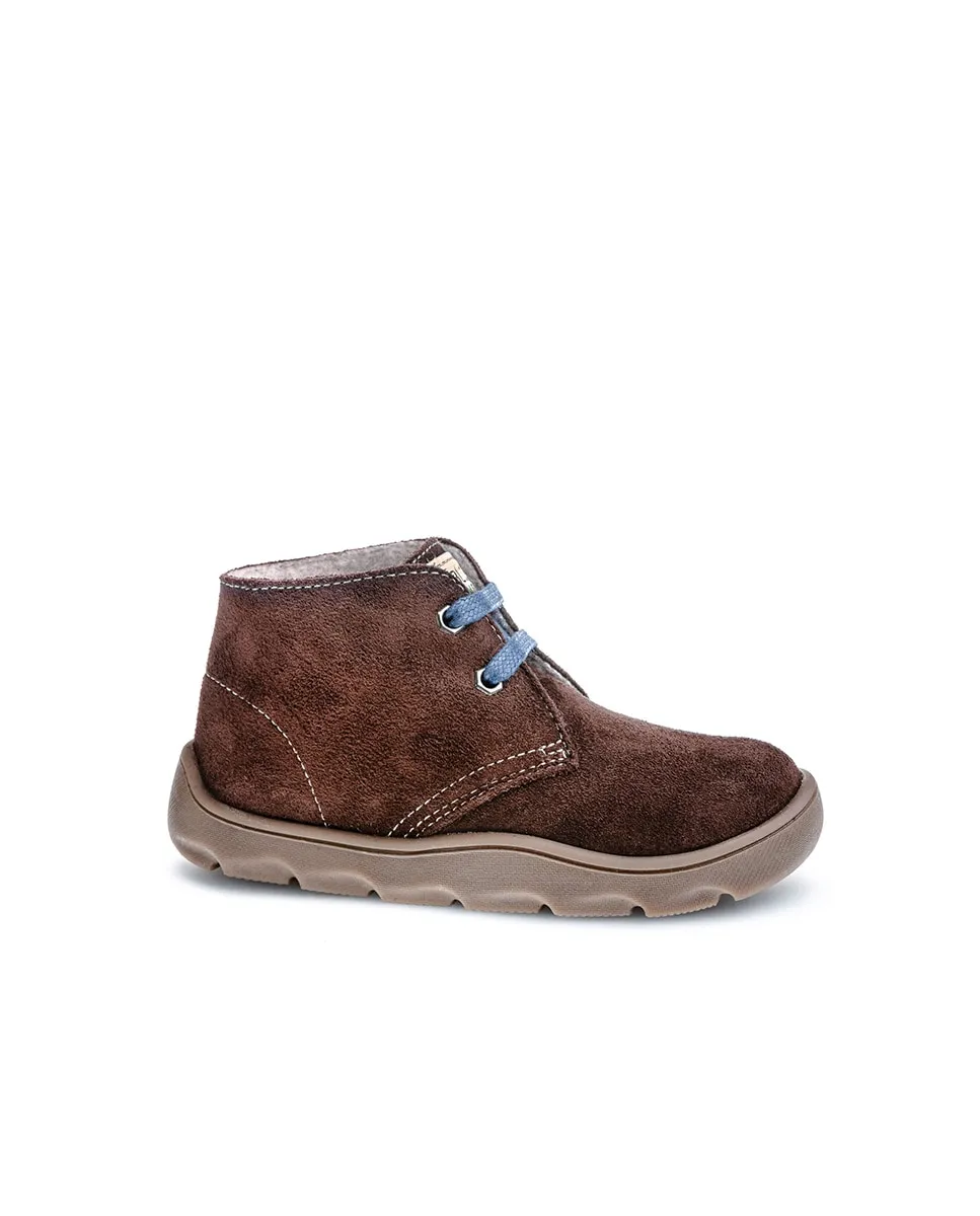 Детские кожаные ботинки со шнурками Pablosky, коричневый
Детские кожаные ботинки со шнурками Pablosky, коричневый