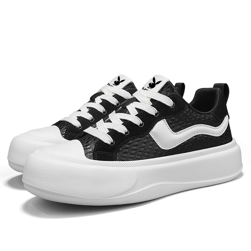 Playboy Износостойкие дышащие низкие скейтбордские кроссовки мужские черные, цвет Black
Playboy Износостойкие дышащие низкие скейтбордские кроссовки мужские черные, цвет Black