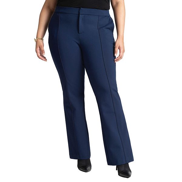 Женские брюки plus size с расклешенными штанинами Eloquii, Maritime Blue
Женские брюки plus size с расклешенными штанинами Eloquii, Maritime Blue
