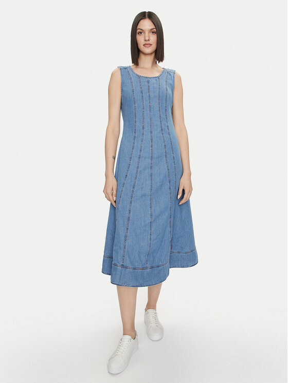 Платье стандартного кроя United Colors Of Benetton, синий
Платье стандартного кроя United Colors Of Benetton, синий