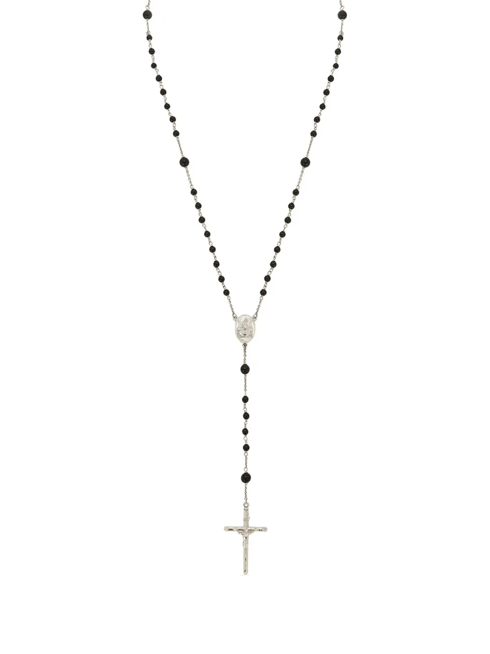 Rosary gemstone-detail necklace DOLCE & GABBANA, черный
Rosary gemstone-detail necklace DOLCE & GABBANA, черный