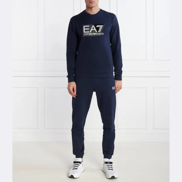 Спортивный костюм стандартной посадки Ea7, синий 
Спортивный костюм стандартной посадки Ea7, синий