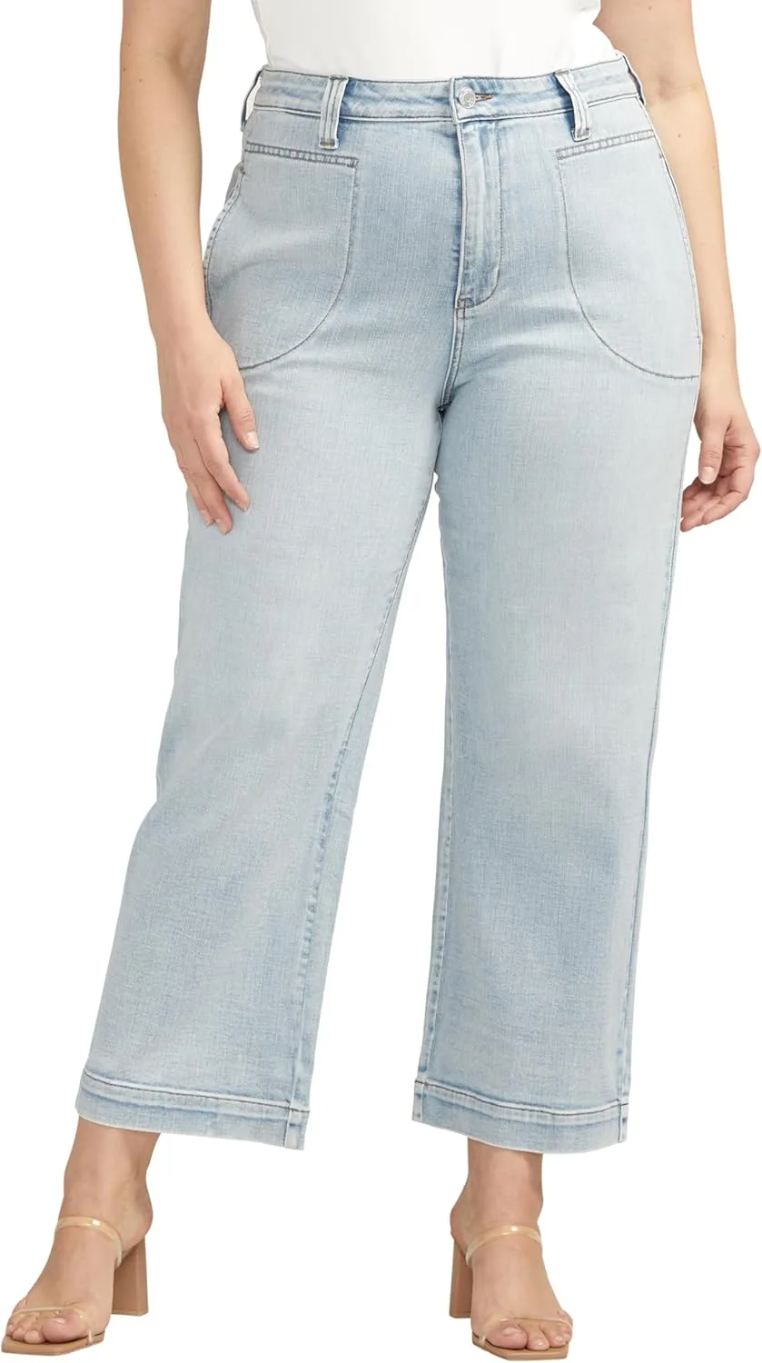 Jag Jeans Women's Plus Size Sophia High Rise Wide Leg Jeans - Legacy
Jag Jeans Women's Plus Size Sophia High Rise Wide Leg Jeans - Legacy