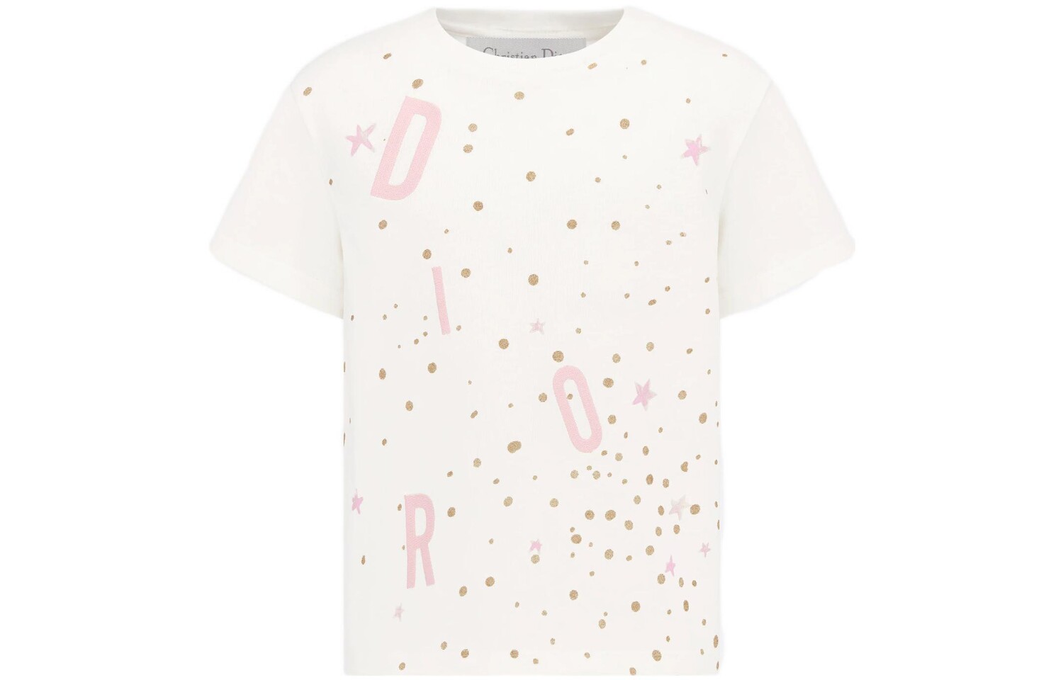 Футболка детская Dior, кремовый 
Футболка детская Dior, кремовый