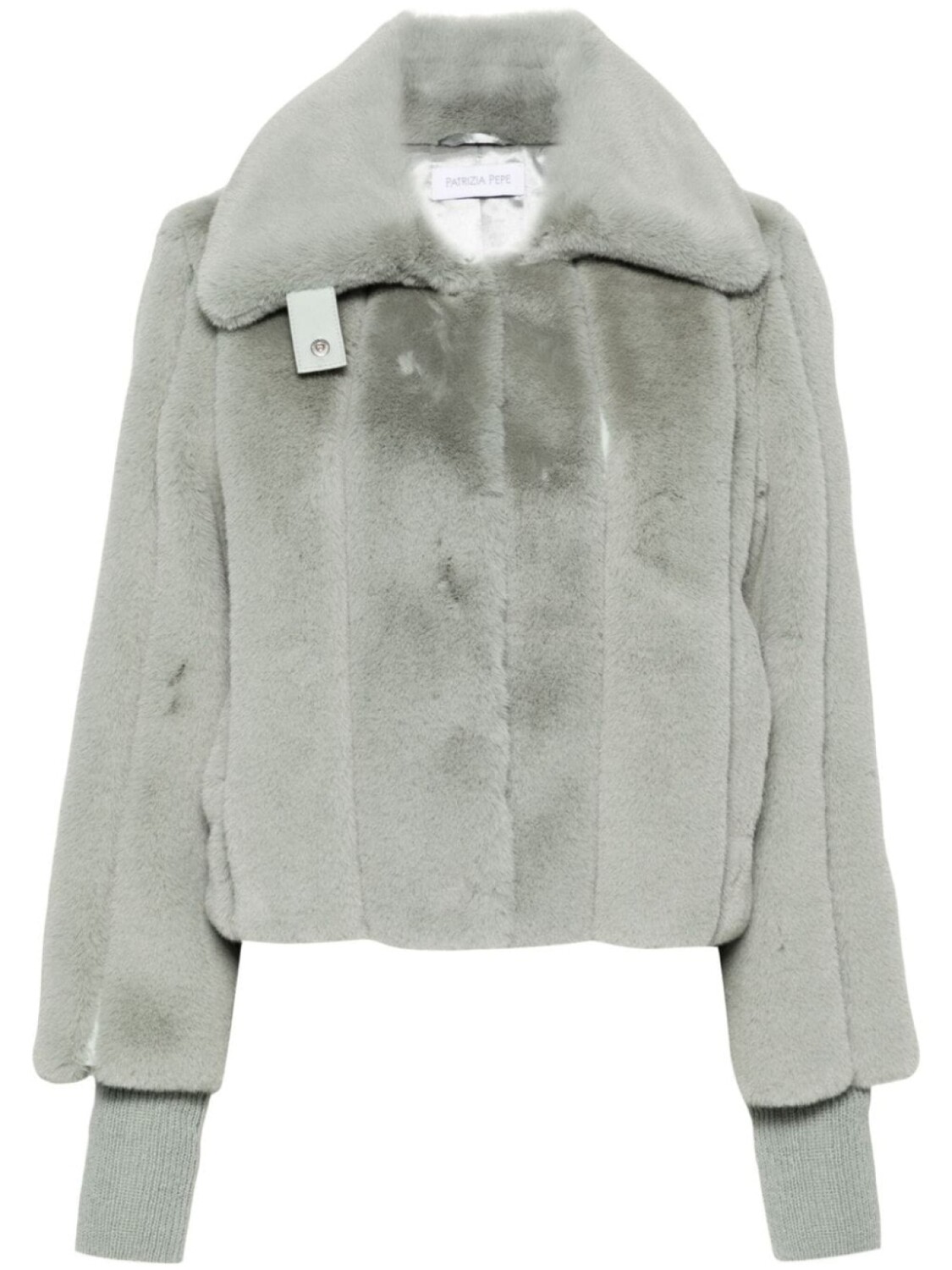 Patrizia Pepe куртка с широким воротником, серый
Patrizia Pepe куртка с широким воротником, серый