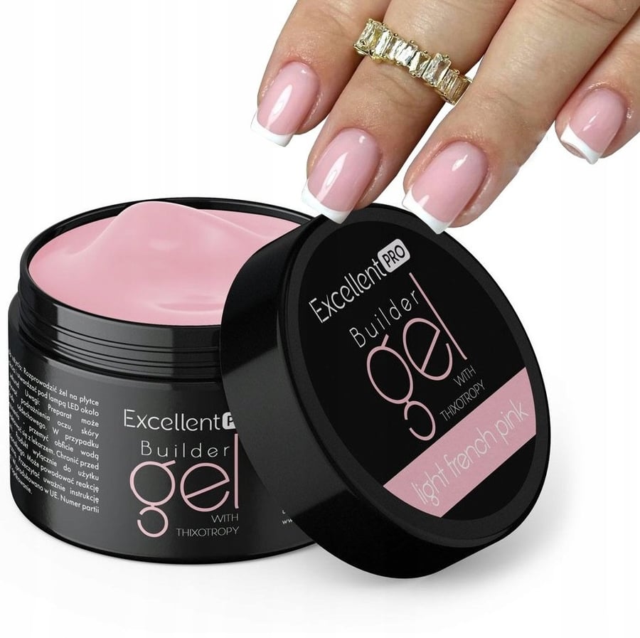 Excellent Pro Builder Gel Thixotropy Light French Pink 15 г
Excellent Pro Builder Gel Thixotropy Light French Pink 15 г