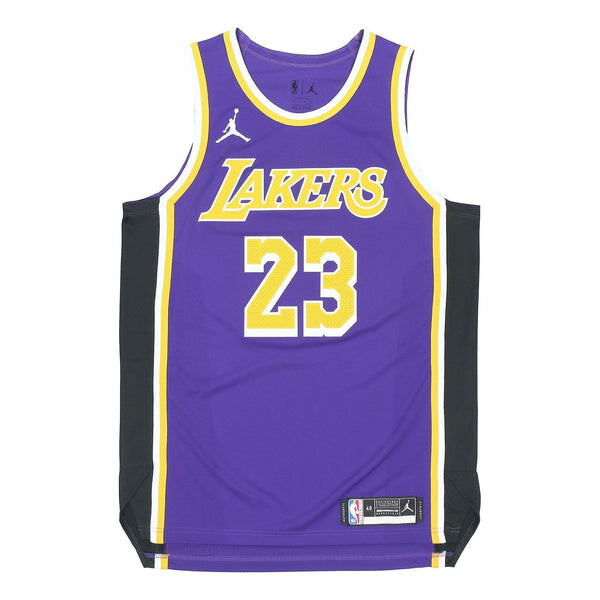 Майка Air Jordan NBA Basketball game Jersey AU Player Edition Los Angeles Lakers LeBron James No. 23 Purple, фиолетовый
Майка Air Jordan NBA Basketball game Jersey AU Player Edition Los Angeles Lakers LeBron James No. 23 Purple, фиолетовый