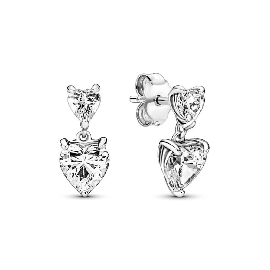 Серьги Pandora Double Heart Sparkling Stud Earrings, стерлинговое серебро
Серьги Pandora Double Heart Sparkling Stud Earrings, стерлинговое серебро