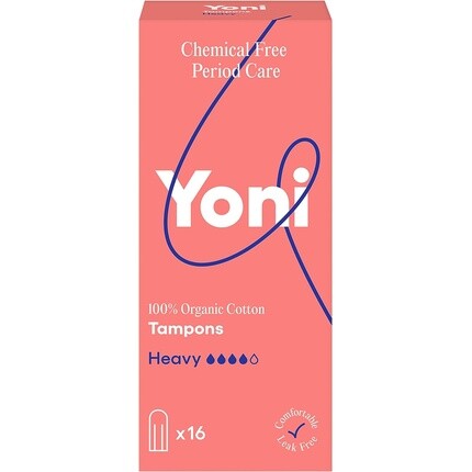 Yoni Super Tampons 16x 100% органический хлопок, гипоаллергенные и дышащие биотампоны, лучше всего подходят для обильных выделений
Yoni Super Tampons 16x 100% органический хлопок, гипоаллергенные и дышащие биотампоны, лучше всего подходят для обильных выделений