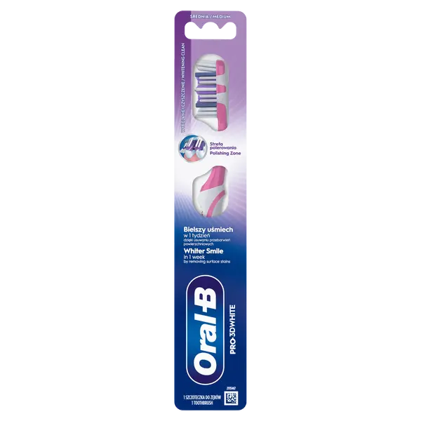 Зубная щетка, 1 шт. Oral-B Pro 3d white 
Зубная щетка, 1 шт. Oral-B Pro 3d white