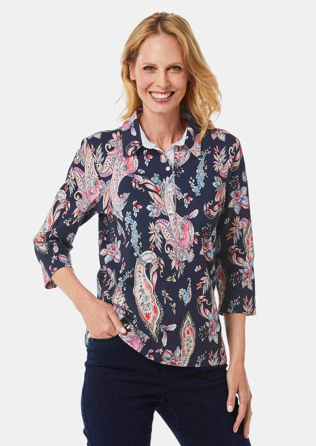 Поло GOLDNER, цвет marine/gemustert
Поло GOLDNER, цвет marine/gemustert