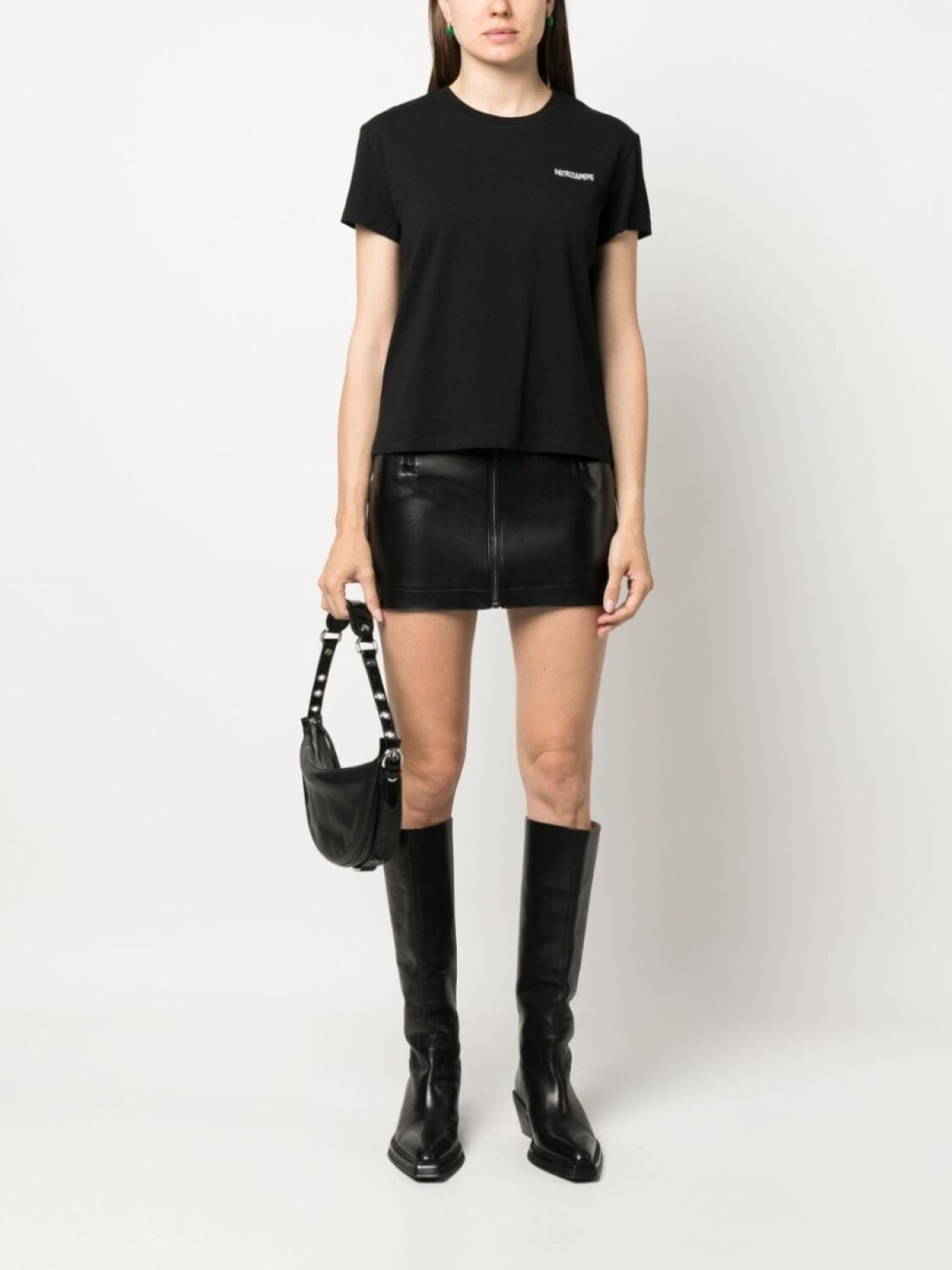 Patrizia Pepe футболка из органического хлопка с логотипом, черный
Patrizia Pepe футболка из органического хлопка с логотипом, черный