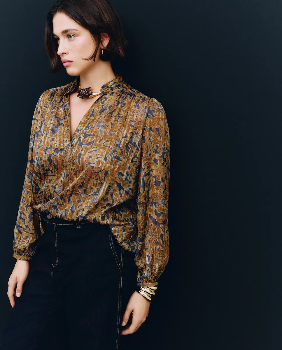 Женская блузка с длинным рукавом с принтом Couchel, желтый
Женская блузка с длинным рукавом с принтом Couchel, желтый