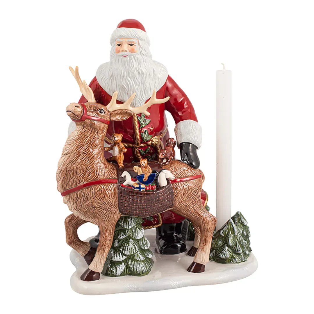 Декоративная фигурка Санта с оленями Christmas Toys Memory Villeroy & Boch, красный
Декоративная фигурка Санта с оленями Christmas Toys Memory Villeroy & Boch, красный