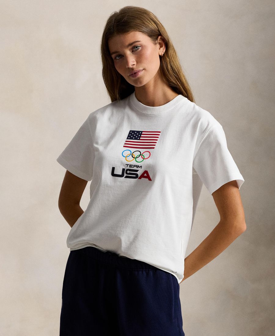 Женская футболка сборной США с коротким рукавом Polo Ralph Lauren, White
Женская футболка сборной США с коротким рукавом Polo Ralph Lauren, White